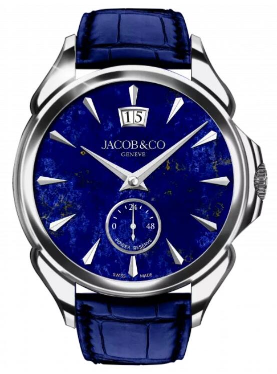 Jacob & Co. PALATIAL CLASSIC MANUAL BIG DATE - STAINLESS STEEL (LAPIS LAZULI) Watch Replica PC400.10.AA.AD.ABALA Jacob and Co Watch Price Jacob & Co. PALATIAL CLASSIC MANUAL BIG DATE - STAINLESS STEEL (LAPIS LAZULI) Watch Replica PC400.10.AA.AD.ABALA Jacob and Co Watch Price